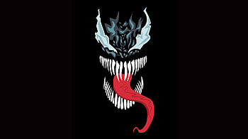 Venom Oled Illustration , venom, superheroes, illustration, oled, dark, black, artist, artwork, digital-art HD wallpaper