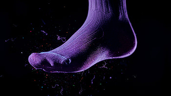 Floating Purple Sock —, Socks HD wallpaper