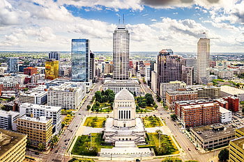 Indianapolis Skyline, Urban landscape, Indiana, Worldatlas HD wallpaper
