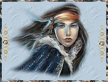 BEAUTIFUL CHEROKEE PRINCESS, blue, jewels, headband, cherokee, beautiful, princess HD wallpaper