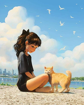 Besties, cloud, sky HD phone wallpaper