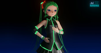 Hmmm... Grean?, Hatsune Miku HD wallpaper