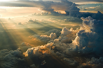 Clouds Aerial View, aerial, clouds, nature HD wallpaper