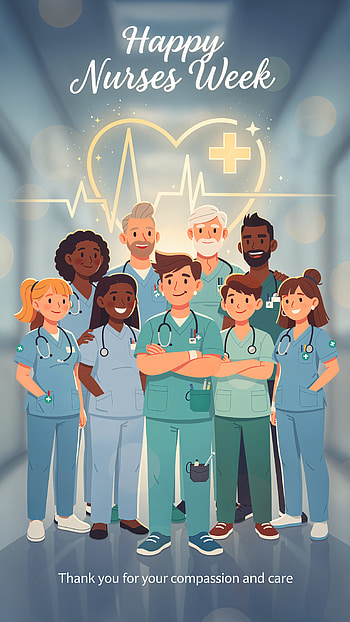Nurses Week Lock Screen — Thank You, Heroes HD phone wallpaper