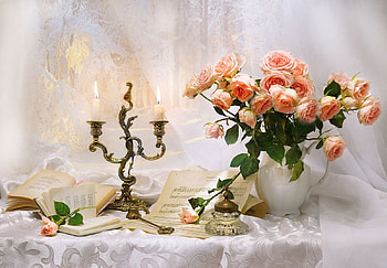 soft, still life, flowers, abstract HD wallpaper