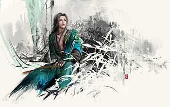 Naraka: Bladepoint Warrior, video game, Naraka: Bladepoint, wuxia HD wallpaper