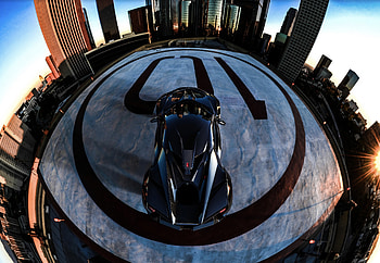 Sports, Cars, City, View From Above, Car, Machine, Sports Car, Parking HD wallpaper