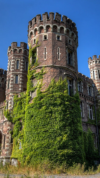 Chateau La Foret, Belgium castle HD phone wallpaper