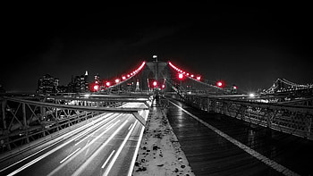 Red Black and White | Black Red Light Bridge White Up Net with . HD wallpaper