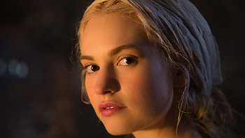 Cinderella, Best movies of 2015, Romantic blonde fog, Lily James movies HD wallpaper