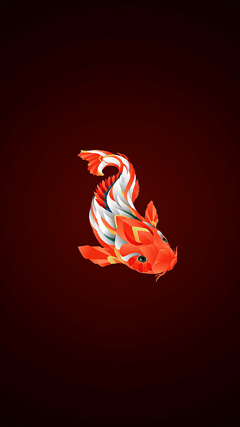 Koi fish , Serene and tranquil, Japanese aesthetics, Eastern beauty HD phone wallpaper
