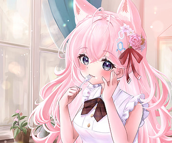 Hakui Koyor, hololive, Hakui Koyori, Anime, Virtual Youtuber HD wallpaper