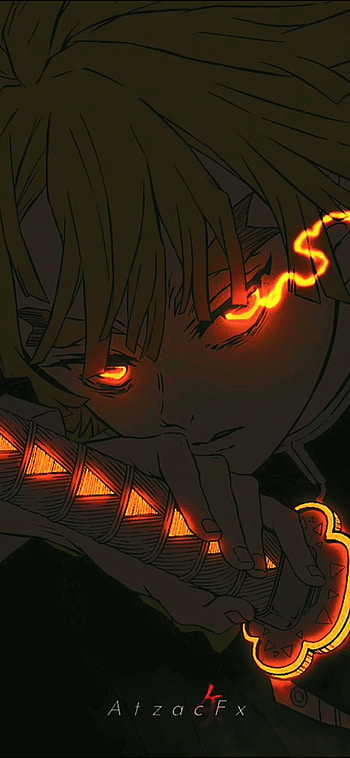 Zenitsu, orange, organ, demon-slayer HD phone wallpaper