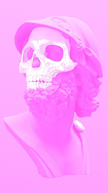 Baddie Pink, Skeleton, Face HD phone wallpaper