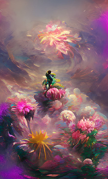 Flower, sky, calm, cozy, nature, relax, rose, daisy HD phone wallpaper