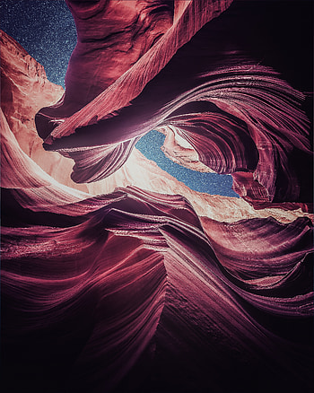 Antelope Canyon, rocks, nature HD phone wallpaper