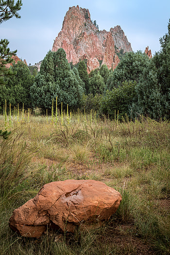 Landscape, Nature, Trees, Rock, Mountain, Stone HD phone wallpaper
