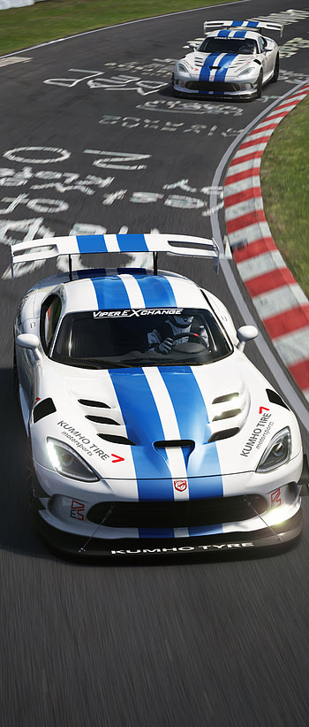 Dodge SRT Viper In Nurburgring Nordschleife Récord, Nürburgring, Dodge Viper SRT10 ACR, Dodge Viper ACR, Dodge Viper, Dodge, video game, Assetto Corsa HD phone wallpaper