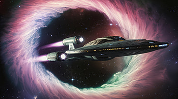 Warp Drive: Stunning Ultra Adventure, Warp Drive, spaceship, galaxy, Science Fiction, cosmic HD wallpaper