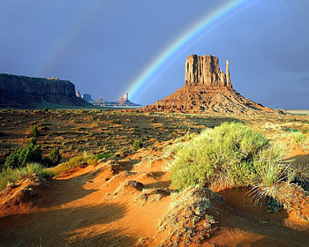 ARCO - IRIS, chuva, sol, natureza, colorido HD wallpaper