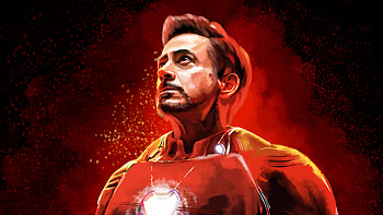 Iron Man Robert Downey, iron-man, superheroes, digital-art, artwork, behance HD wallpaper