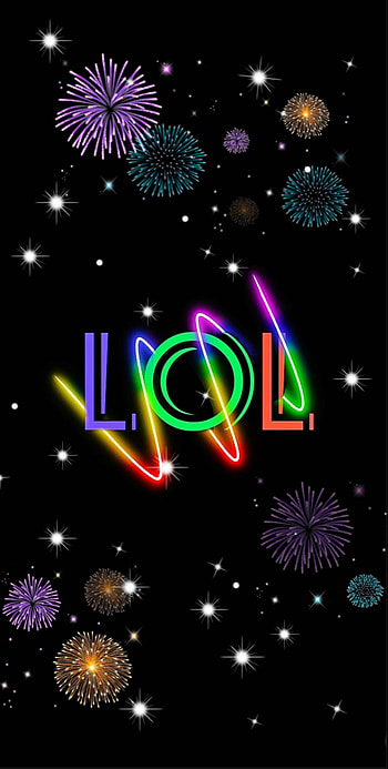 Lol colori, visual effect lighting, white HD phone wallpaper