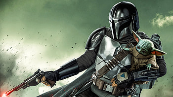 The Mandalorian and Grogu, Grogu (Star Wars), The Mandalorian (Character), TV Show, The Mandalorian (TV Show) HD wallpaper