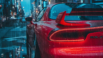 Mazda Rx7 Rain , mazda-rx7, mazda, cars, artstation, artist, artwork, digital-art HD wallpaper