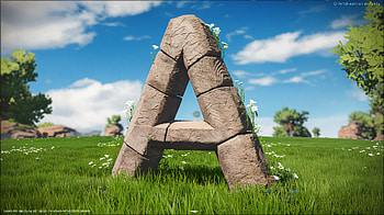 Stunning Stone Letter A - Ultra, landscape, nature, grass HD wallpaper