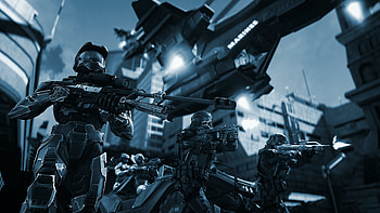 Halo 3 blue menu, custom , Epic gaming series, Master Chief's legacy HD wallpaper