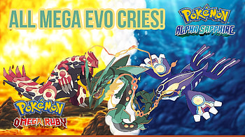All Mega Evolution Cries from PokÃ©mon X/Y/OR/AS (including Primal Kyogre/Groudon!) - YouTube HD wallpaper