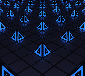 3D, Form, Illumination, Backlight, Forms, Triangle, Triangles HD wallpaper