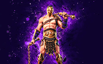 Mask Menace, , violet neon lights, Fortnite Battle Royale, Fortnite characters, Mask Menace Skin, Fortnite, Mask Menace Fortnite HD wallpaper