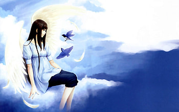 •⊰✿⊱•, angel, dreams, fantasy, heaven HD wallpaper