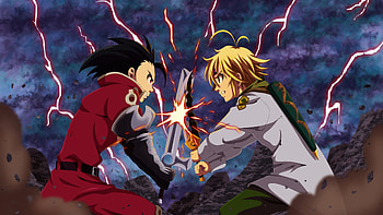Zeldris vs Meliodas, The Seven Deadly Sins HD wallpaper