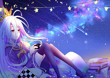 No Game No Life, Anime, Shiro (No Game No Life) HD wallpaper