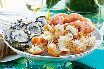 Shellfish platters, Seafood feast, Culinary delight, Presentation perfection HD wallpaper
