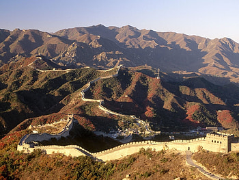 Landscape, Mountains, Architecture, Great Wall Of China HD wallpaper