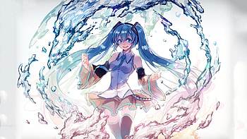 Hatsune miku, beautiful, anime girl HD wallpaper