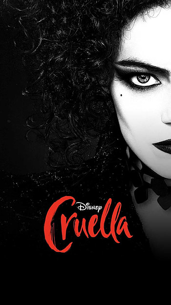 Cruella, Emma Stone, 101 Dalmatians, Disney films HD phone wallpaper