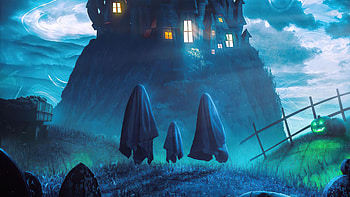 Halloween, Ghosts HD wallpaper