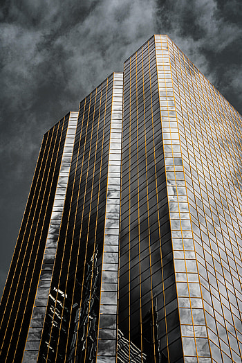 Sky, Architecture, Building, Miscellanea, Miscellaneous, Facade, Bottom View HD phone wallpaper