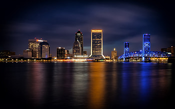 Jacksonville , City skyline, Vibrant urban life, Stunning visuals HD wallpaper
