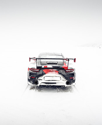 Sports, Winter, Snow, Cars, Sports Car, Back View, Rear View, Off-Road, Impassability HD phone wallpaper