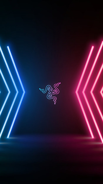 Razer , Neon lights, Colorful darkness, Techno brilliance HD phone wallpaper
