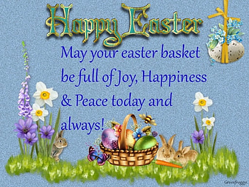 HAPPY EASTER, CREATION, COMMENT, EASTER, HAPPY HD wallpaper