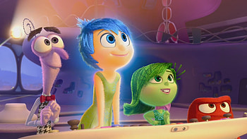 Fear, Joy, Disgust, Anger, Beloved film, Disney animation HD wallpaper