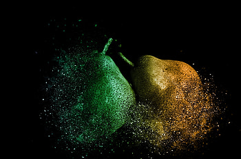 Art, Pears, hop, Destruction HD wallpaper
