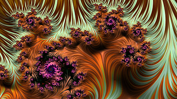 Trippy Psychedelic Fractal, colorful, colors, Abstract, fractal HD wallpaper