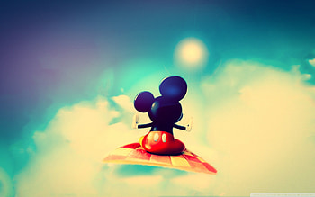 Cute Mickey Mouse Wide for HD wallpaper